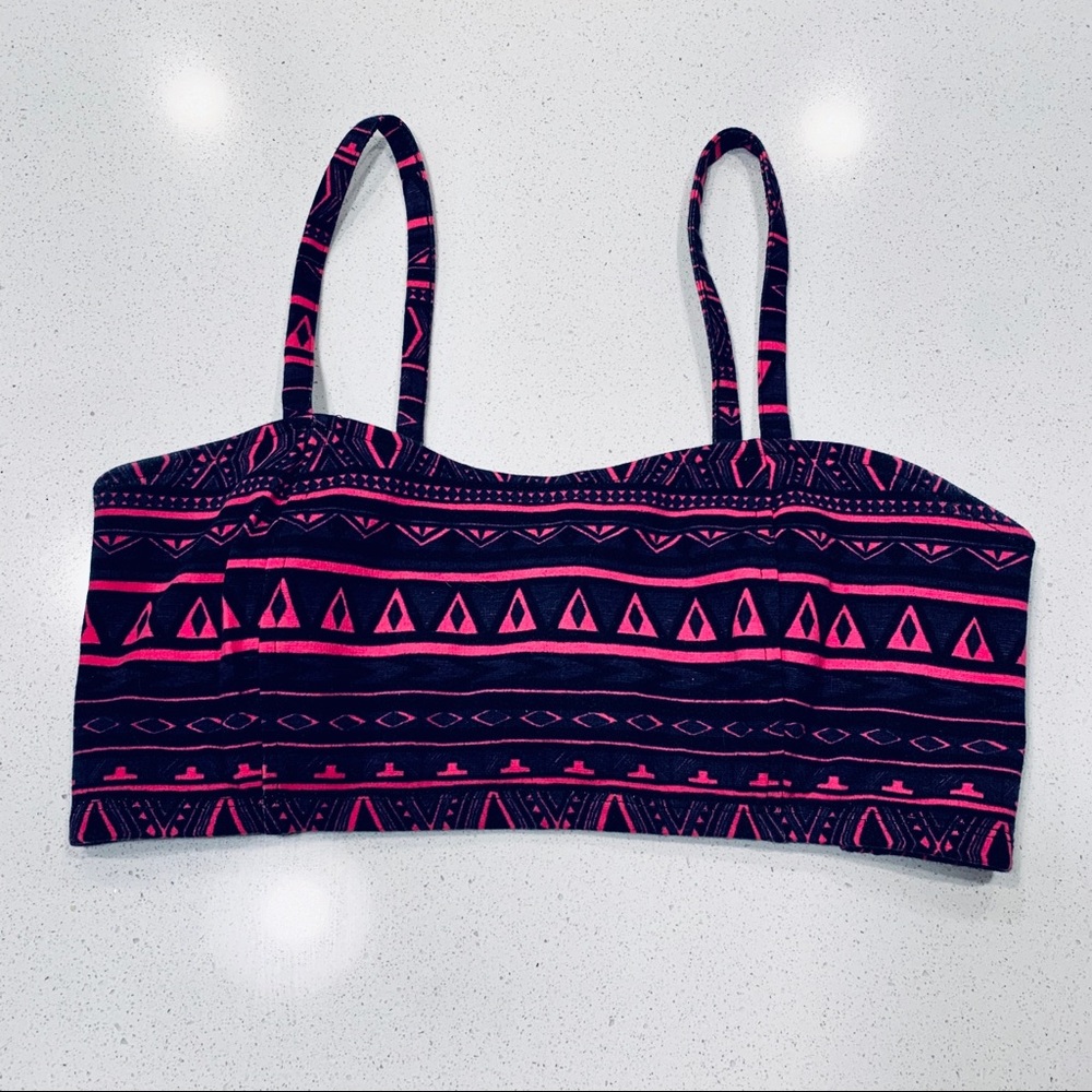 SOLD!! Tribal pattern spaghetti strap bandeau